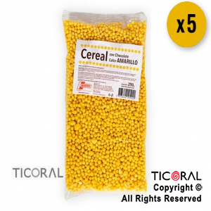 CEREAL CHOCOLATE COLOR AMARILLO X 5 paquetes X200GR ARGENFRUT